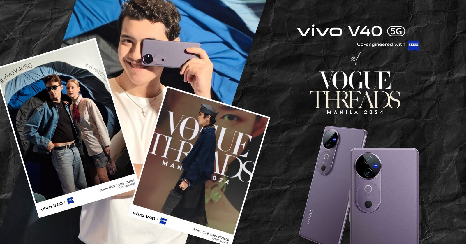 Vogue bekijkt Manila 2024 met vivo V40 lens