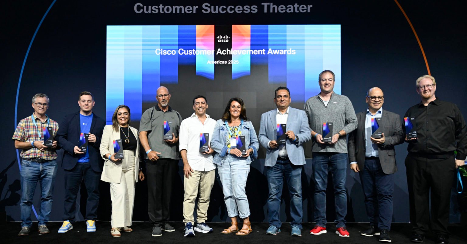 Winnaars van de Cisco Client Achievement Award op Cisco Live San Diego 2025