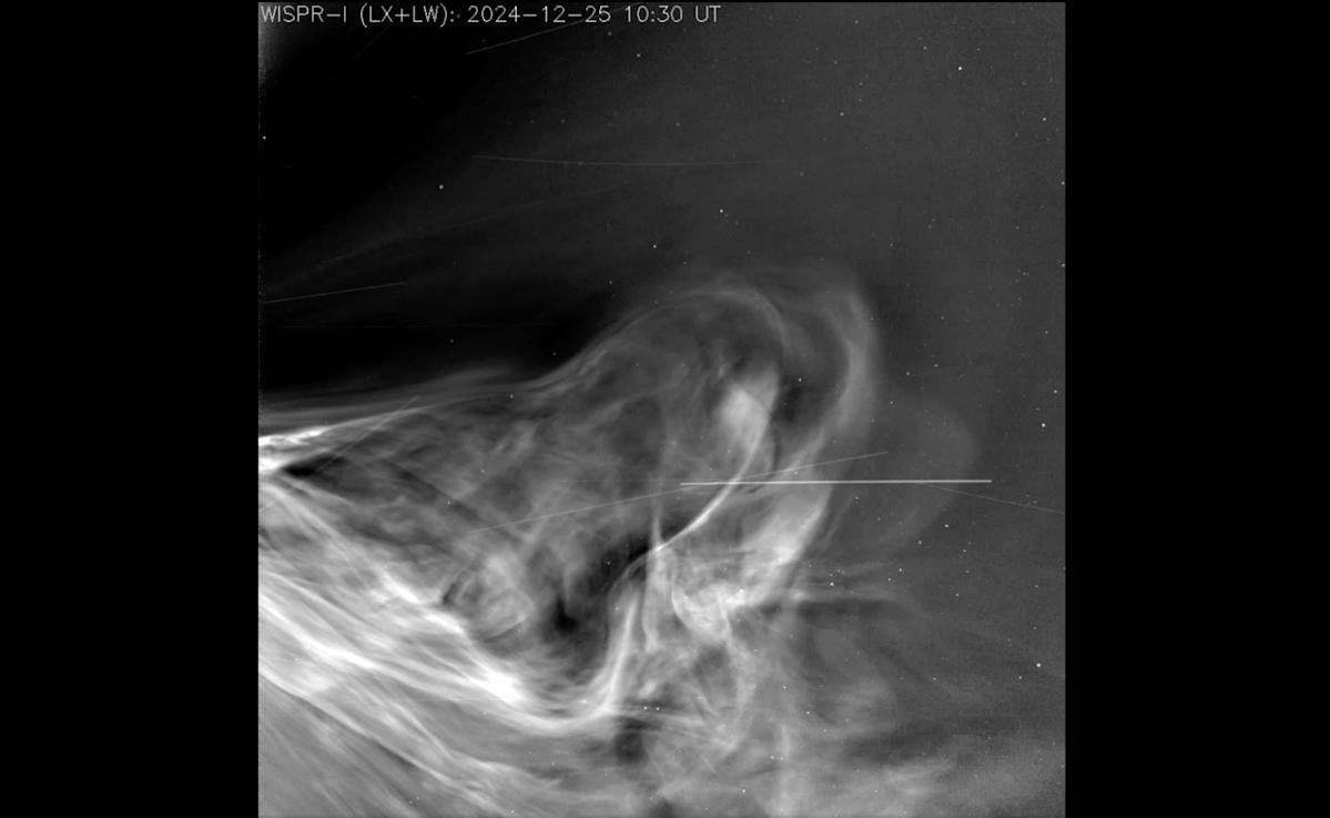 Dichtbijzijnde beelden van de zon van Parker Solar-sonde flyby