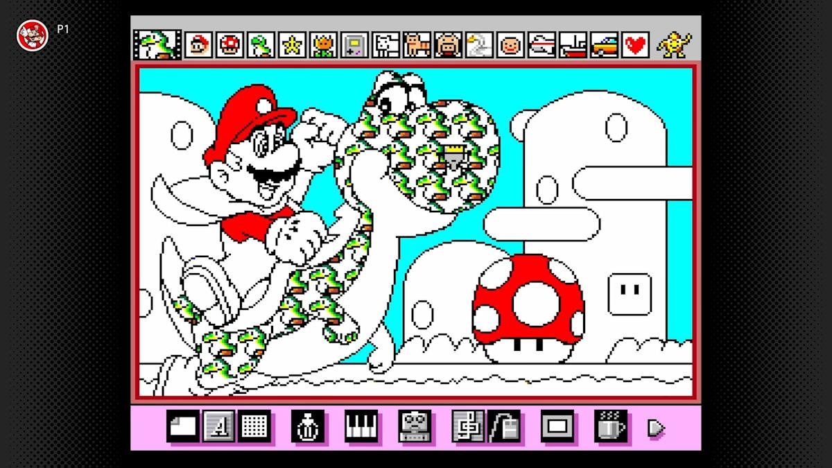 Mario Paint arriveert online op Nintendo Switch en, ja, hij heeft muiscontroles