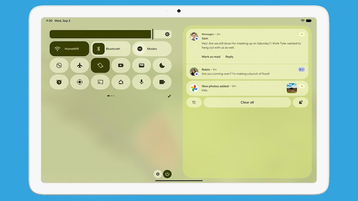 Google's nieuwste Pixel Fall biedt materiaal 3 expressieve gebruikersinterface op oudere apparaten