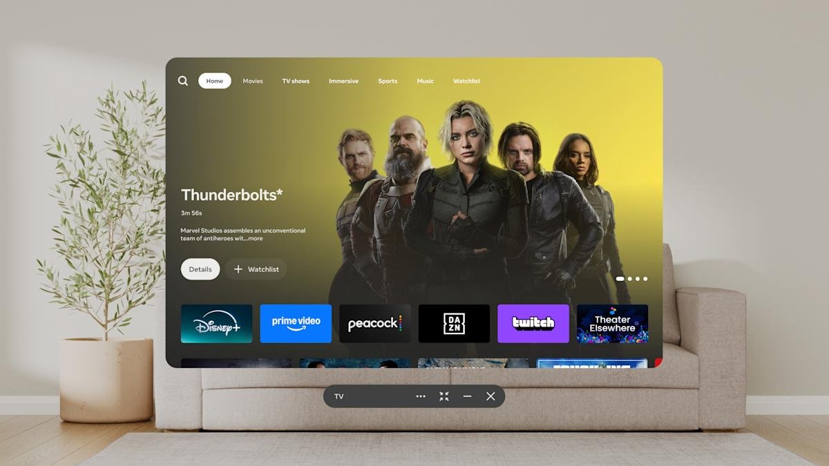 Meta Horizon TV: entertainment hub voor VR-headsets