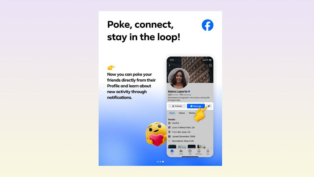 Meta blijft na 21 jaar volhouden op Facebook’s “Poke”