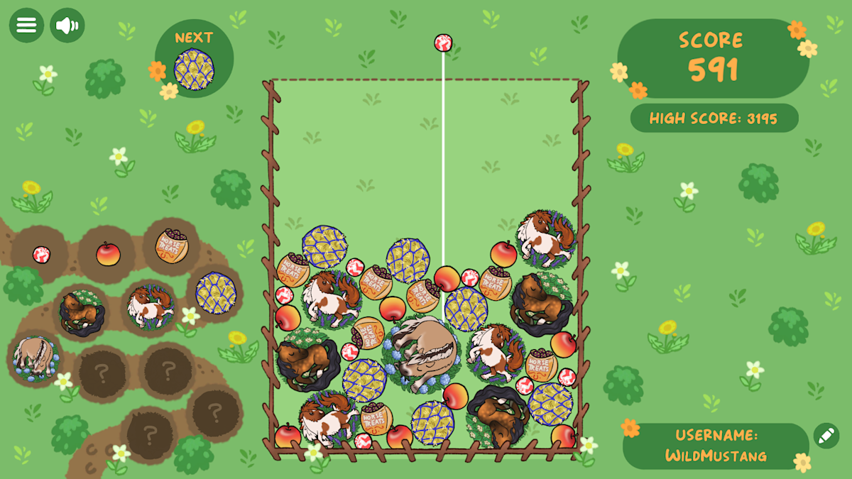 Deze paarden -thema spoelpuzzelspel is een absoluut genot en ik kan het niet stoppen met spelen
