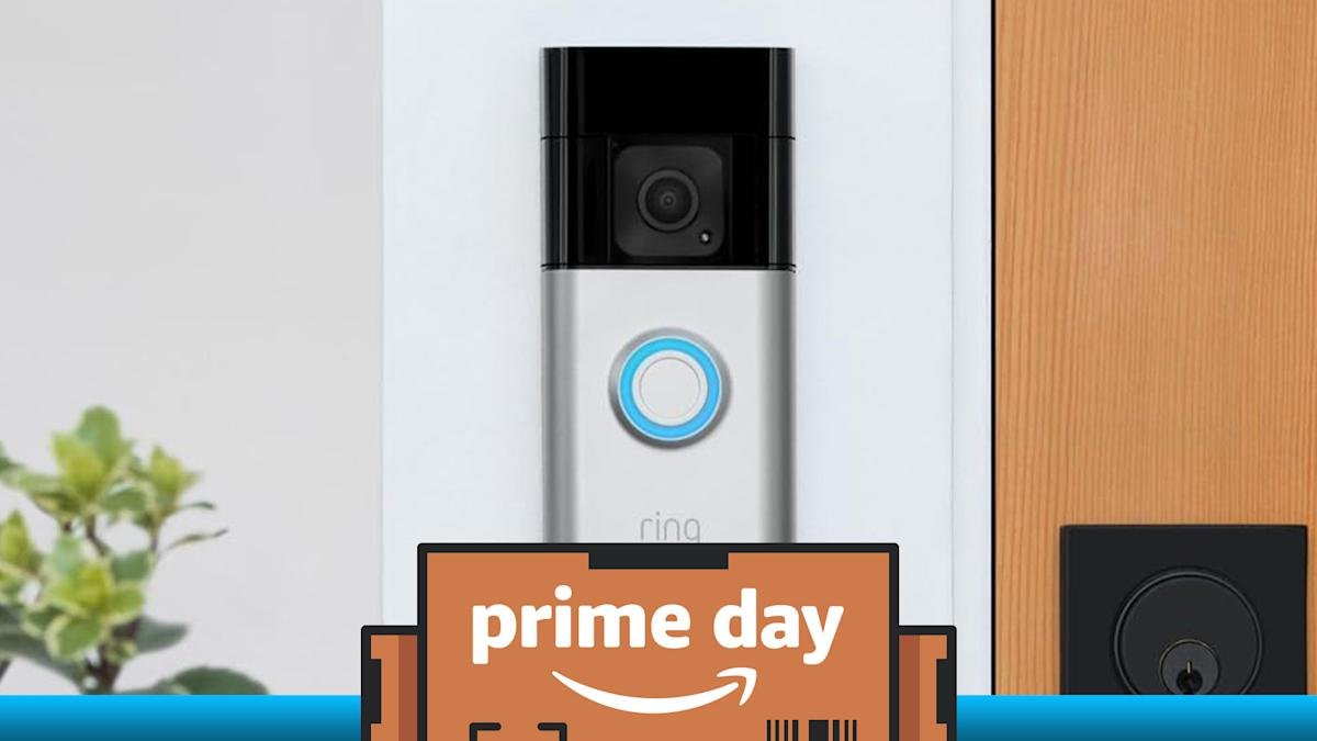 Prime Day -aanbiedingen zijn onder meer deze batterij -aangedreven ringvideo -bel voor $ 80