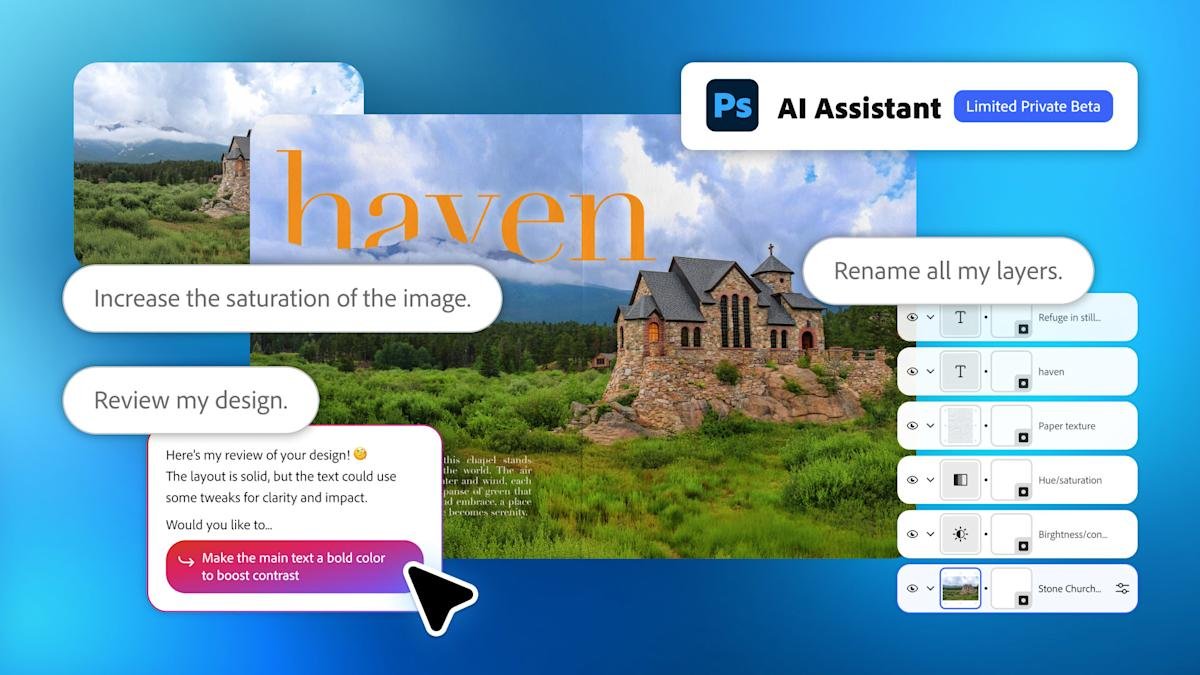 Photoshop AI Assistant automatiseert repetitieve taken