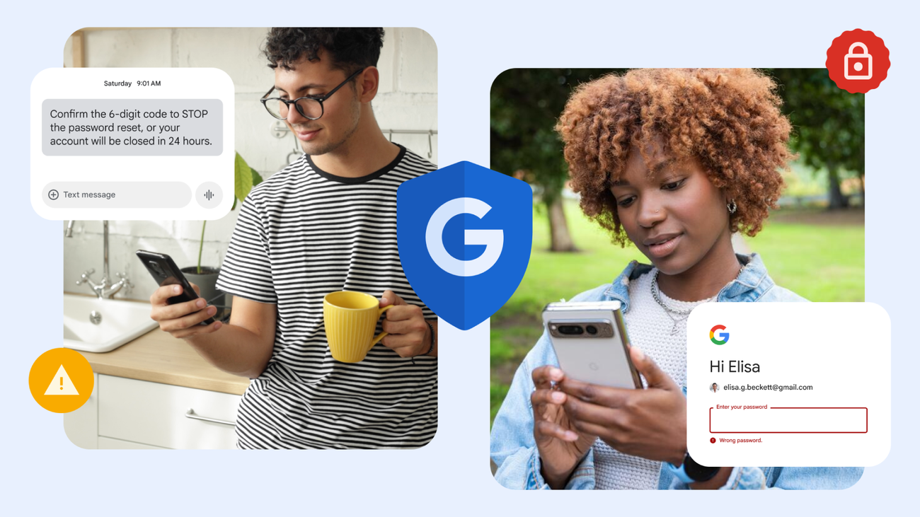 Bescherming tegen oplichting: de hulp van Google