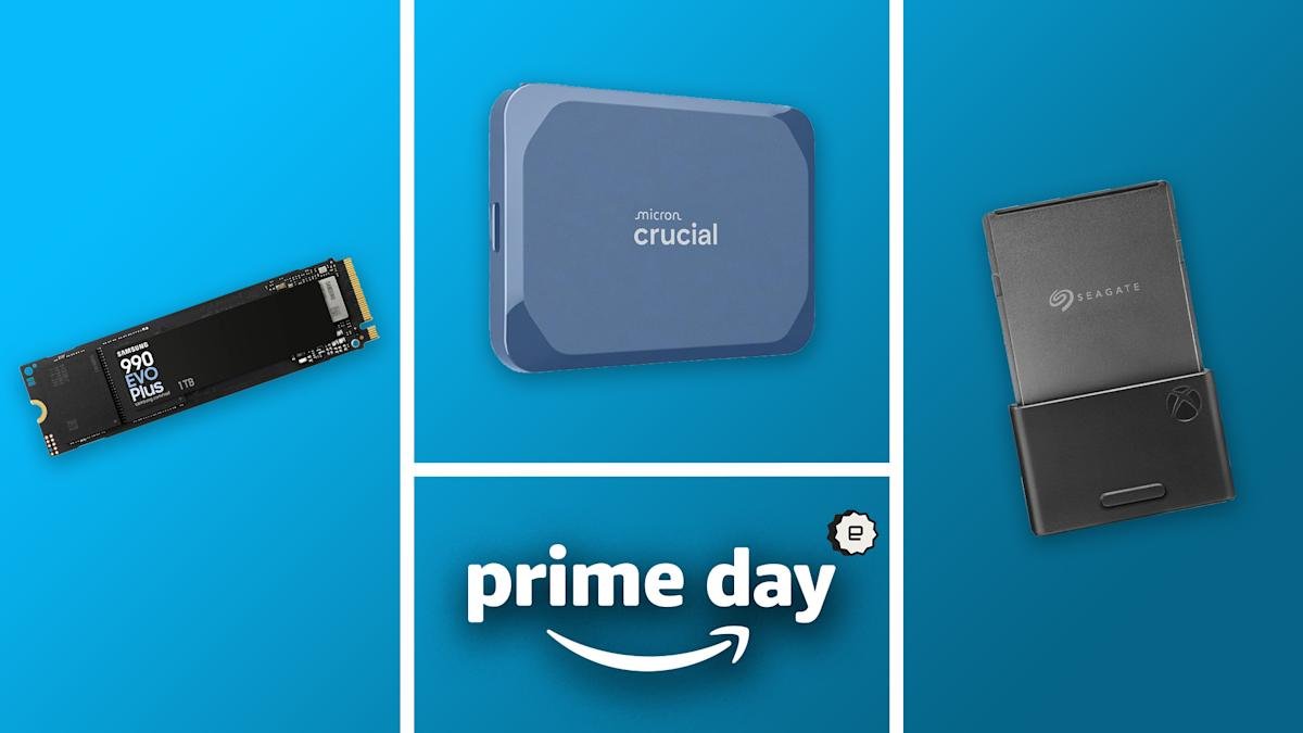 De beste Prime Day SSD -aanbiedingen omvatten kortingen op versnelling van Crucial, Samsung en meer