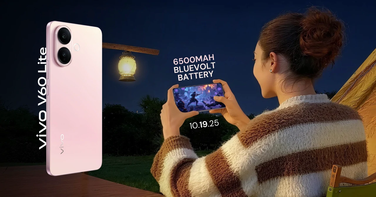 Speel urenlang met het gamingwonder, de vivo V60 Lite