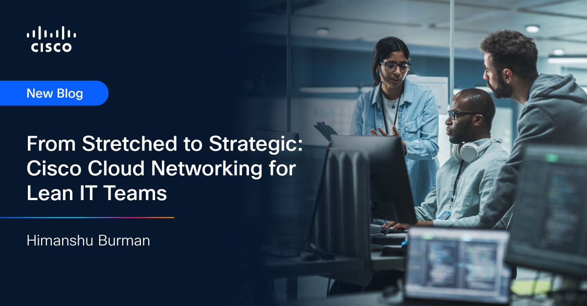 Eenvoudige implementatie van Cisco Cloud Networking voor MKB-IT-teams