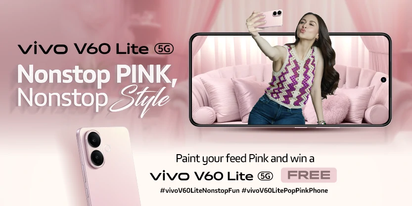 Maak kans op een vivo V60 Lite door je voer roze te verven