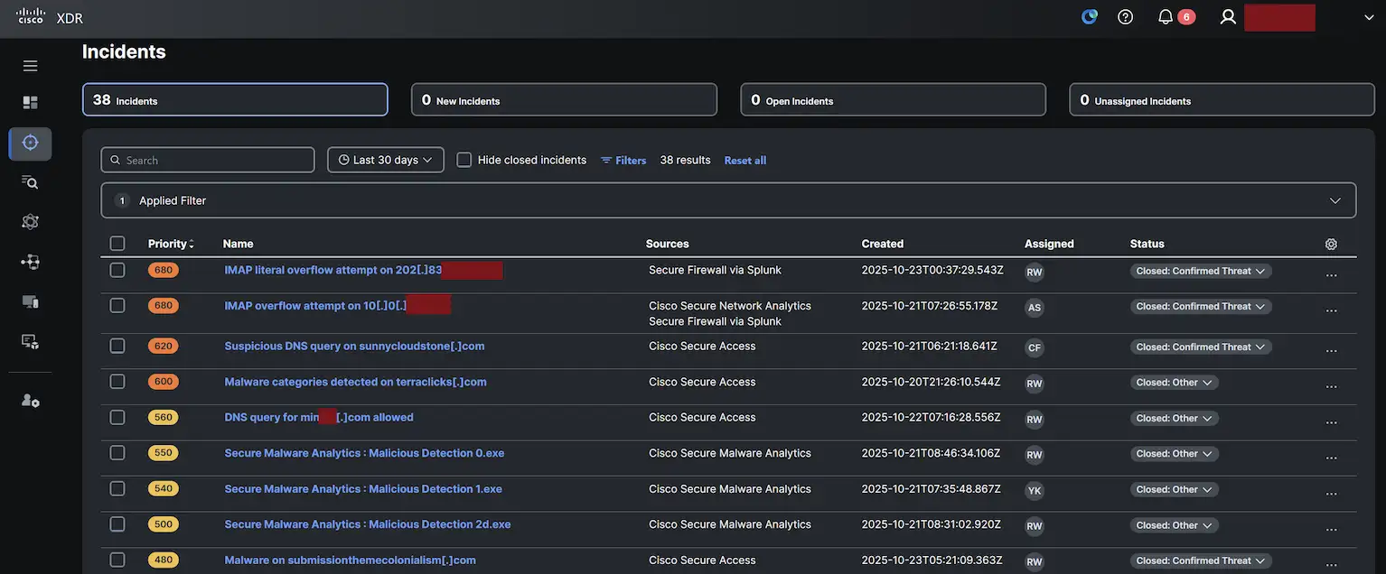 GovWare 2025 XDR-incidentdashboard