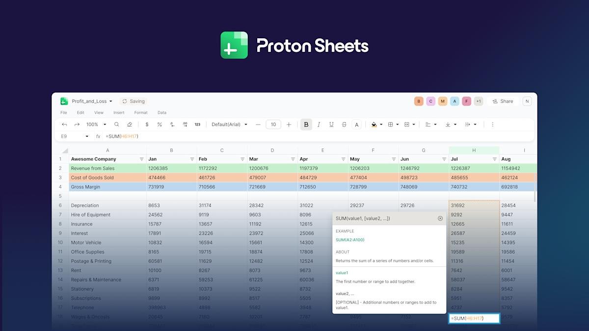 Proton Sheets geïntegreerd in productiviteitssuite van bedrijf