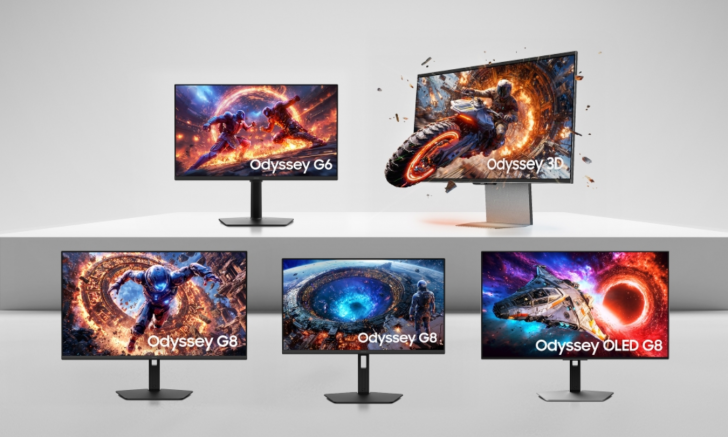 Samsung onthult nieuwe Odyssey-gamingmonitoren met 6K 3D-schermen.