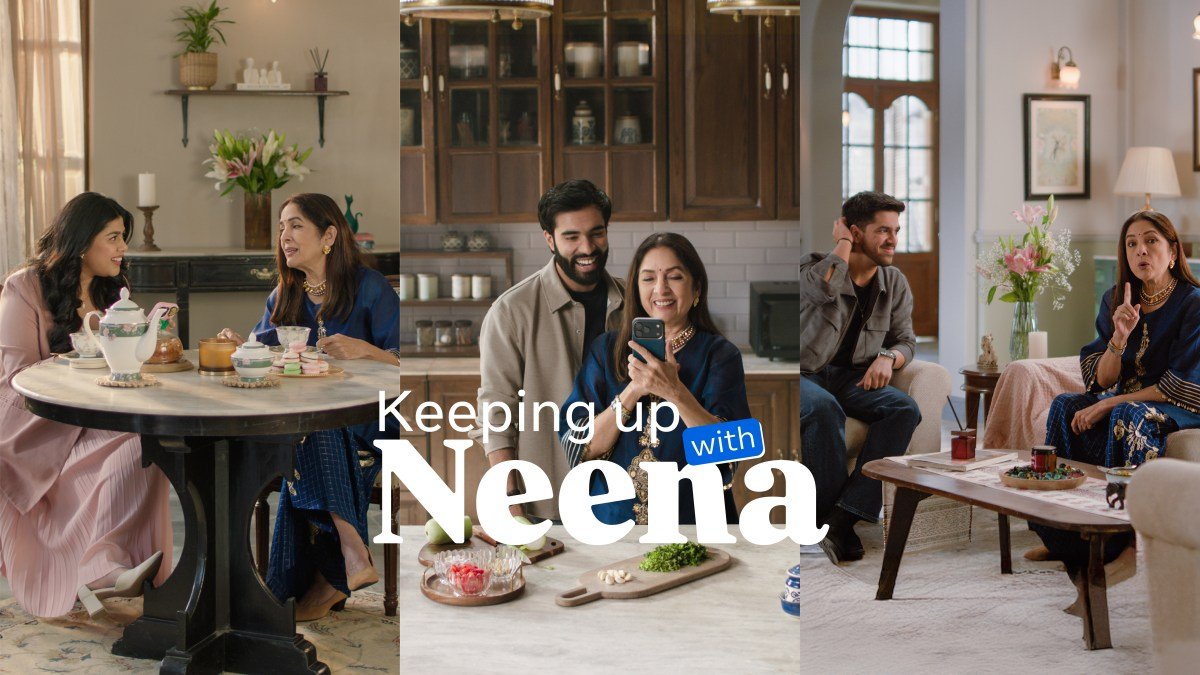 Meta Ropes in Neena Gupta en de makers van “Scam se Bacho” campagne.