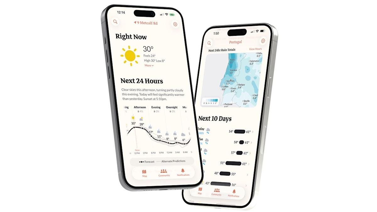 De makers van Dark Sky hebben een nieuwe weer-app