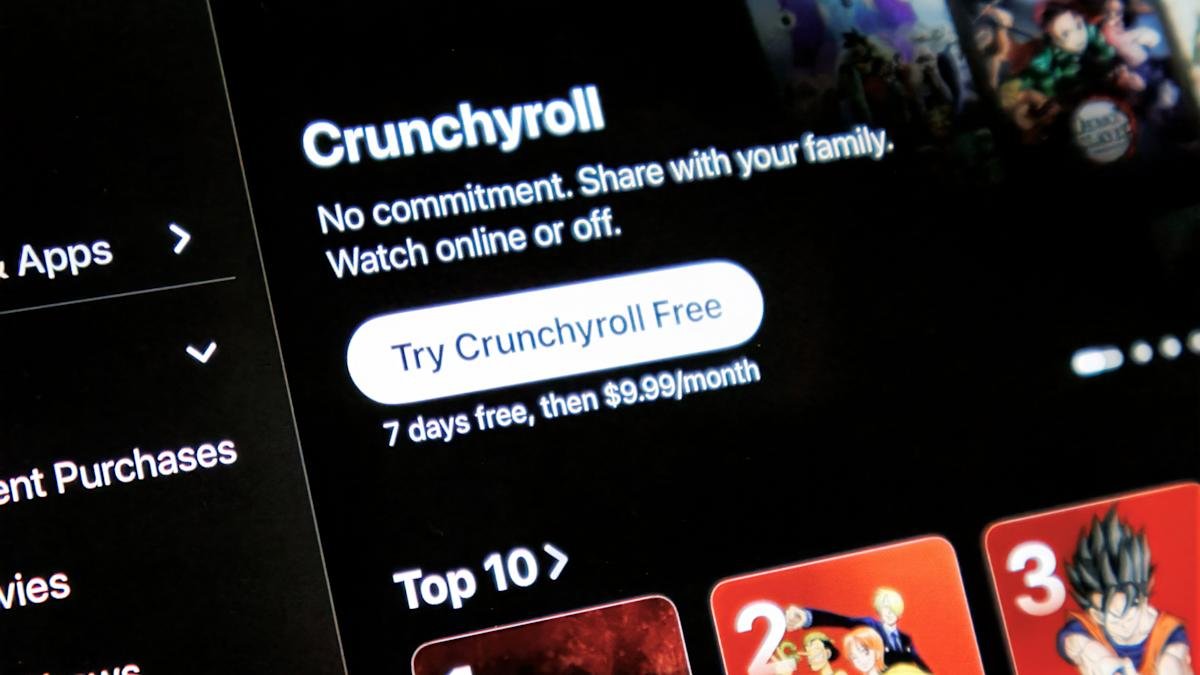 Crunchyroll nu beschikbaar als kanaal op Apple TV-app