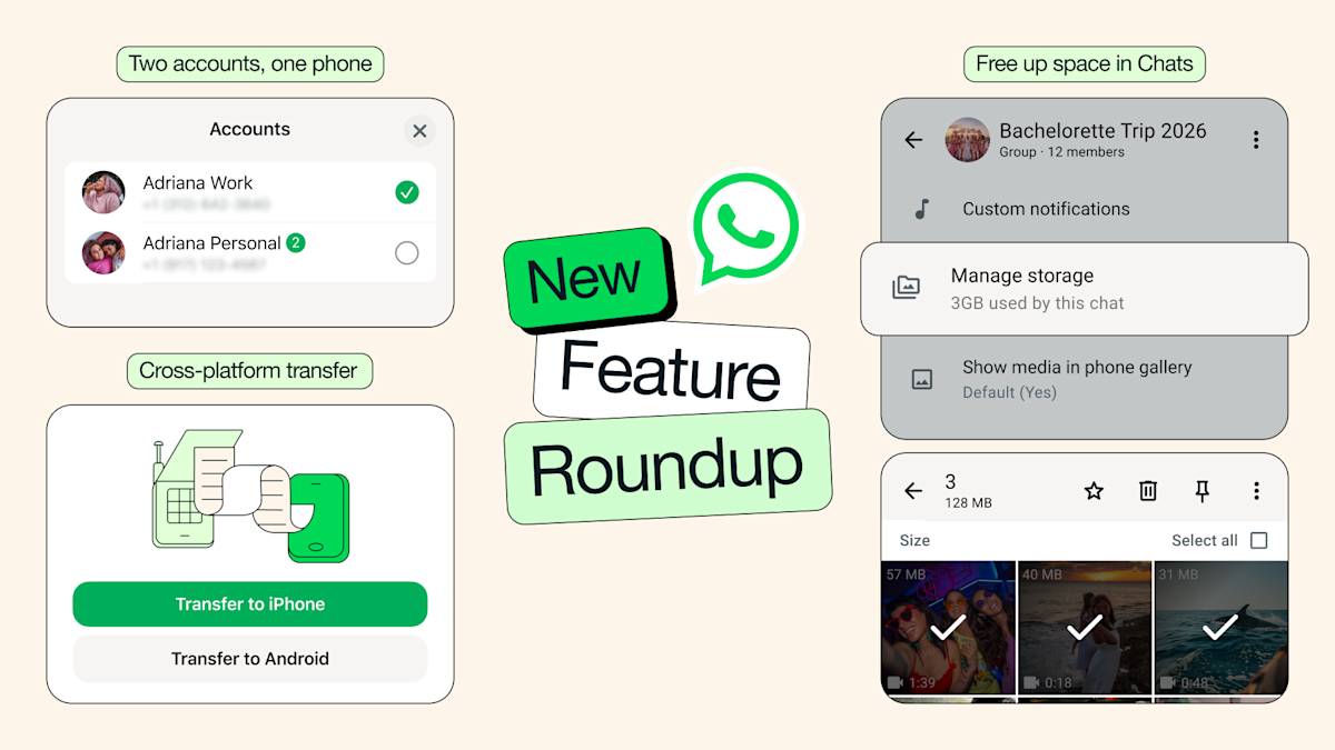 WhatsApp introduceert updates met meer accounts voor iOS