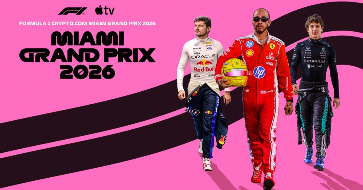 Formula 1® keert terug naar de VS en wordt live gestreamd op Apple TV