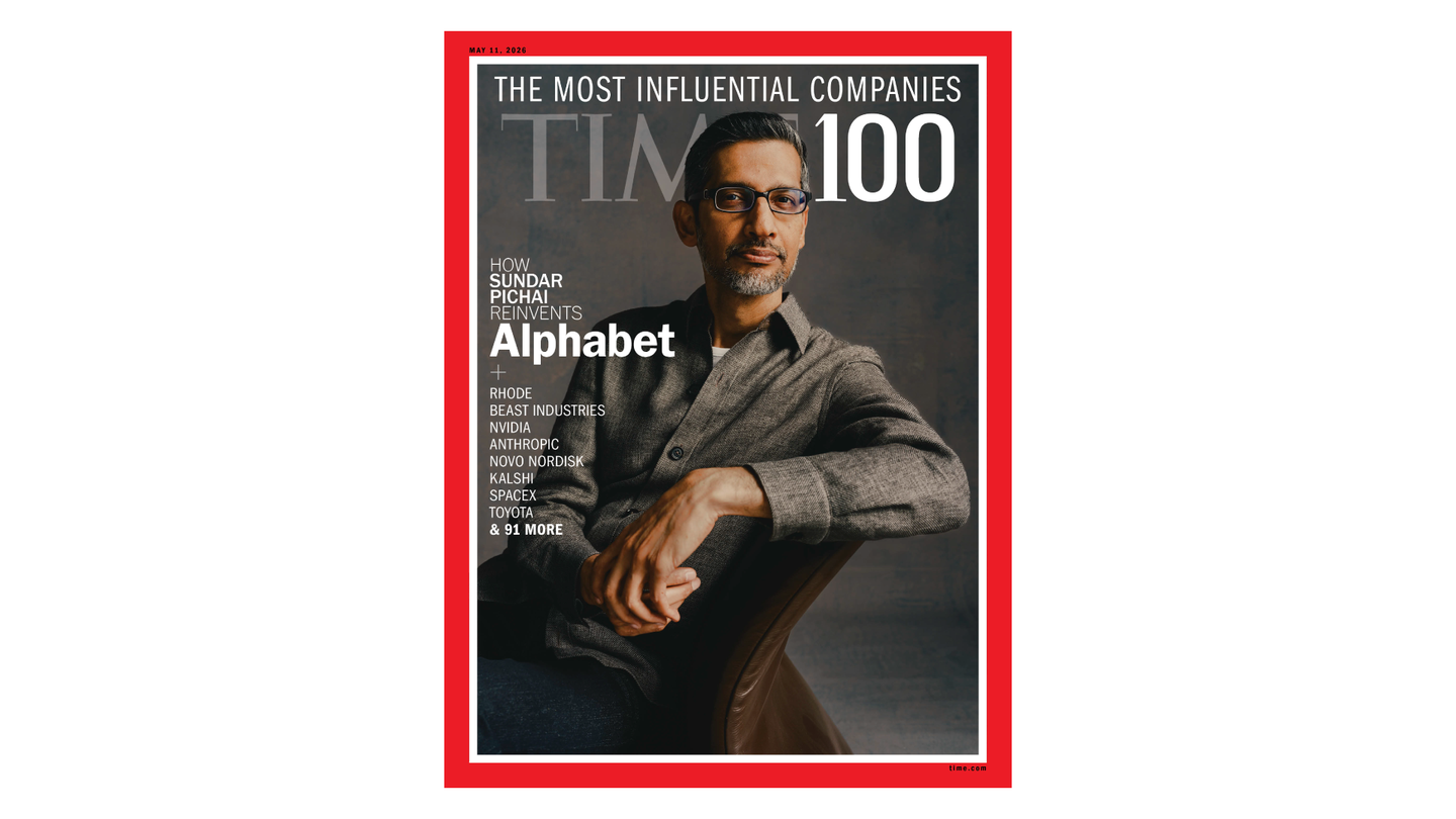 Alphabet in top 100 meest invloedrijke bedrijven van 2026 volgens Time magazine