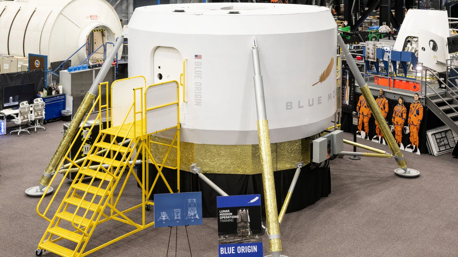 NASA begint met training prototype Blue Origin’s Crew Moon Lander
