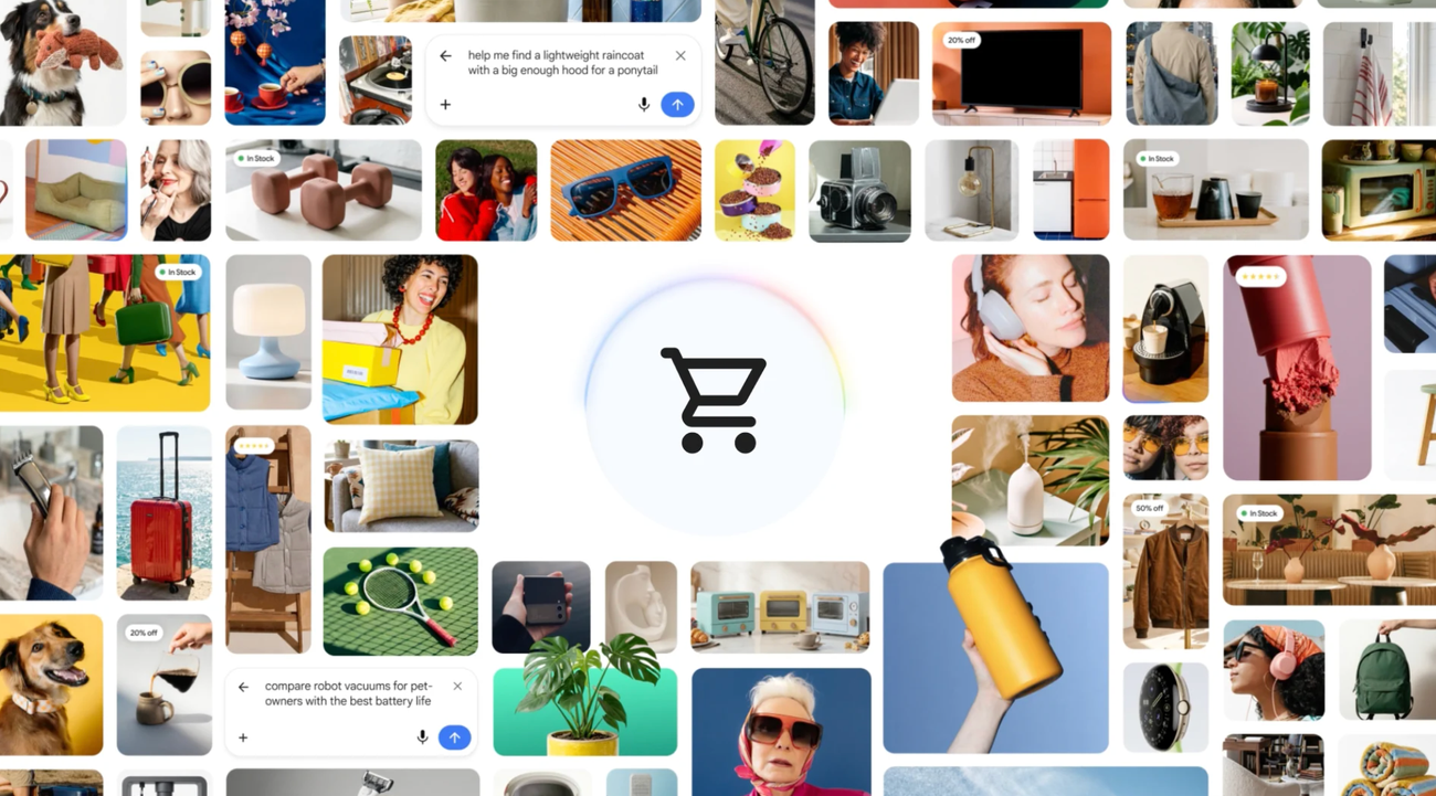 Google Shopping introduceert universeel winkelwagentje en agent shopping