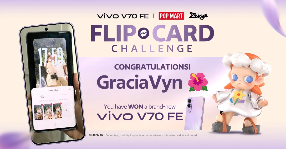TikTok-maker wint vivo V70 FE in #FunInEveryFlip-uitdaging