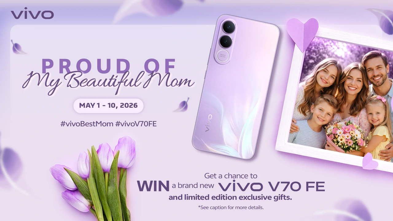Vier je moeder met #vivoBestMom2026, win vivo V70 FE