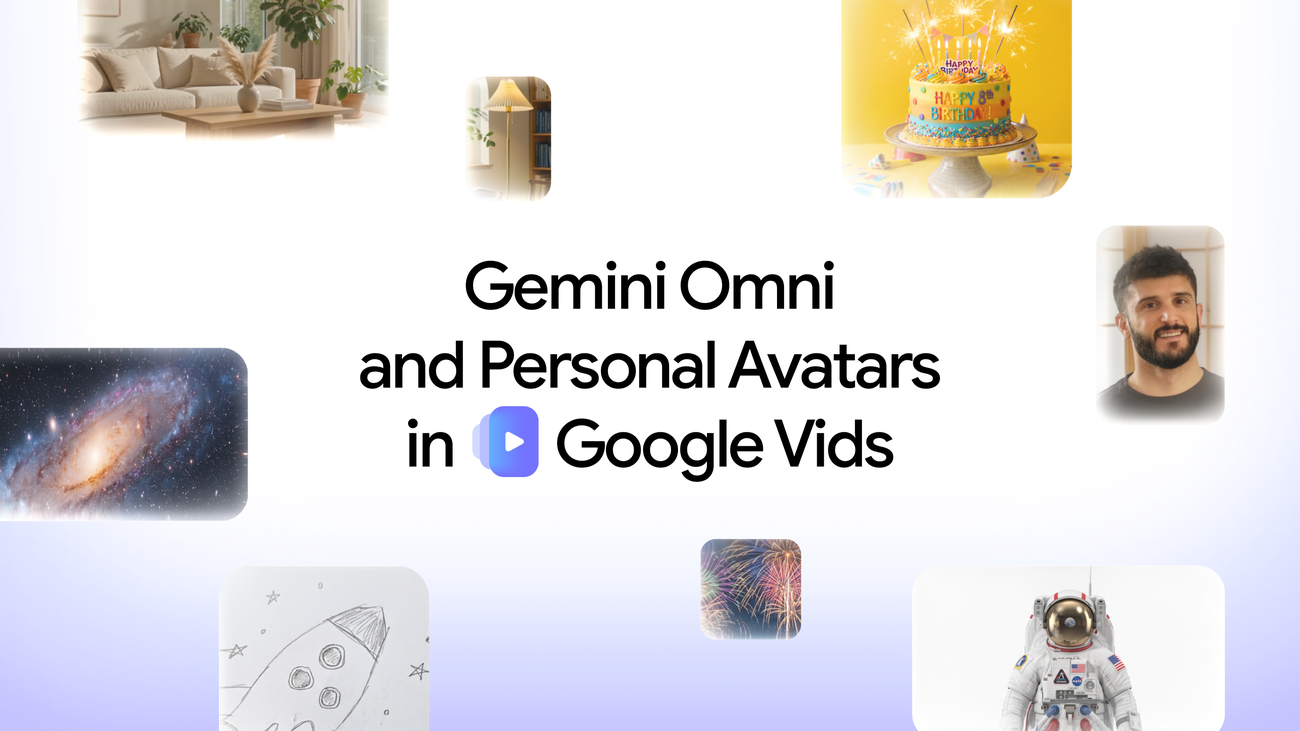 Krachtige updates voor Google Vids met Gemini Omni